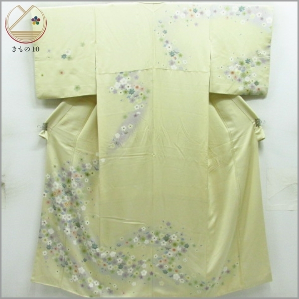 格安，お得 着物10 1円 絹 訪問着 金駒刺繍 桜楓 梅 袷 身丈166cm 裄64.5cm 同梱可(仕立て上がり)｜売買されたオークション情報、yahooの商品情報をアーカイブ公開 - オークファン 仕立て上がり