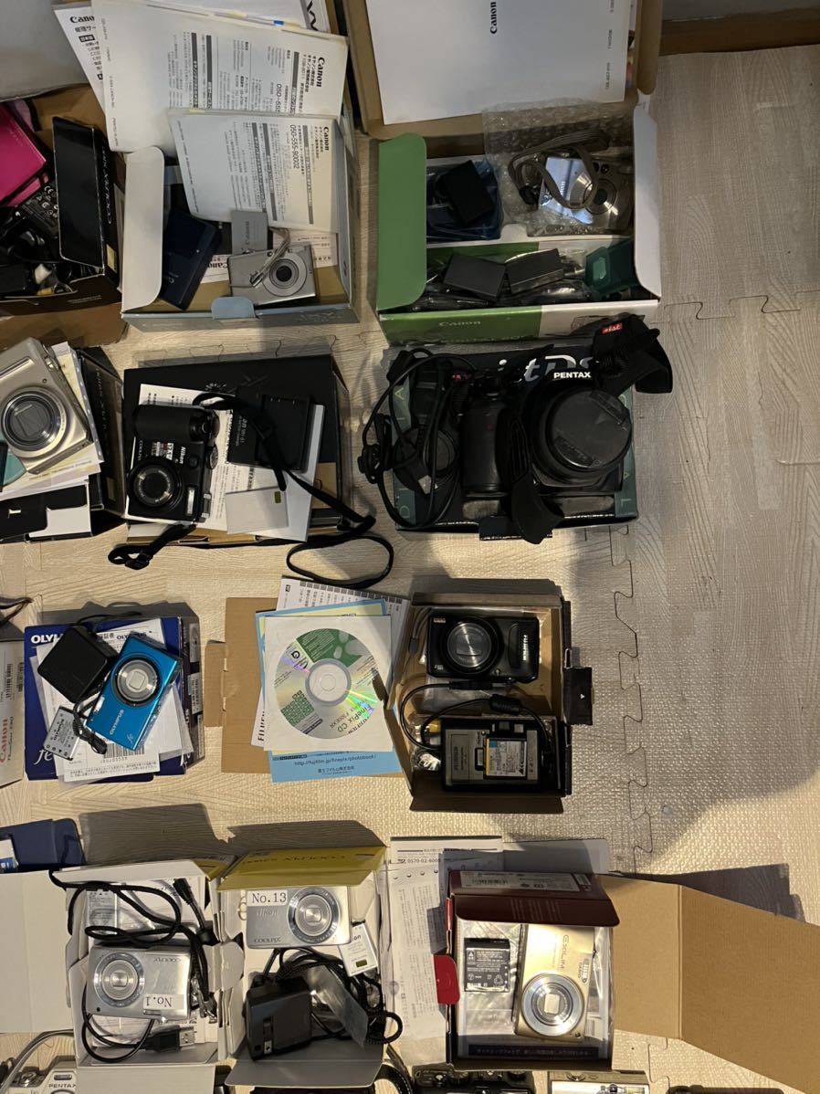 ★1スタ売り切り　送込 デジカメ 大量 まとめ セット 検/Canon SONY Nikon Panasonic OLYMPUS FUJIFILM PENTAX MINOLTA CASIO 輸出 転売 Nikon カメラ 大量 P500 0 機種別画像掲示板