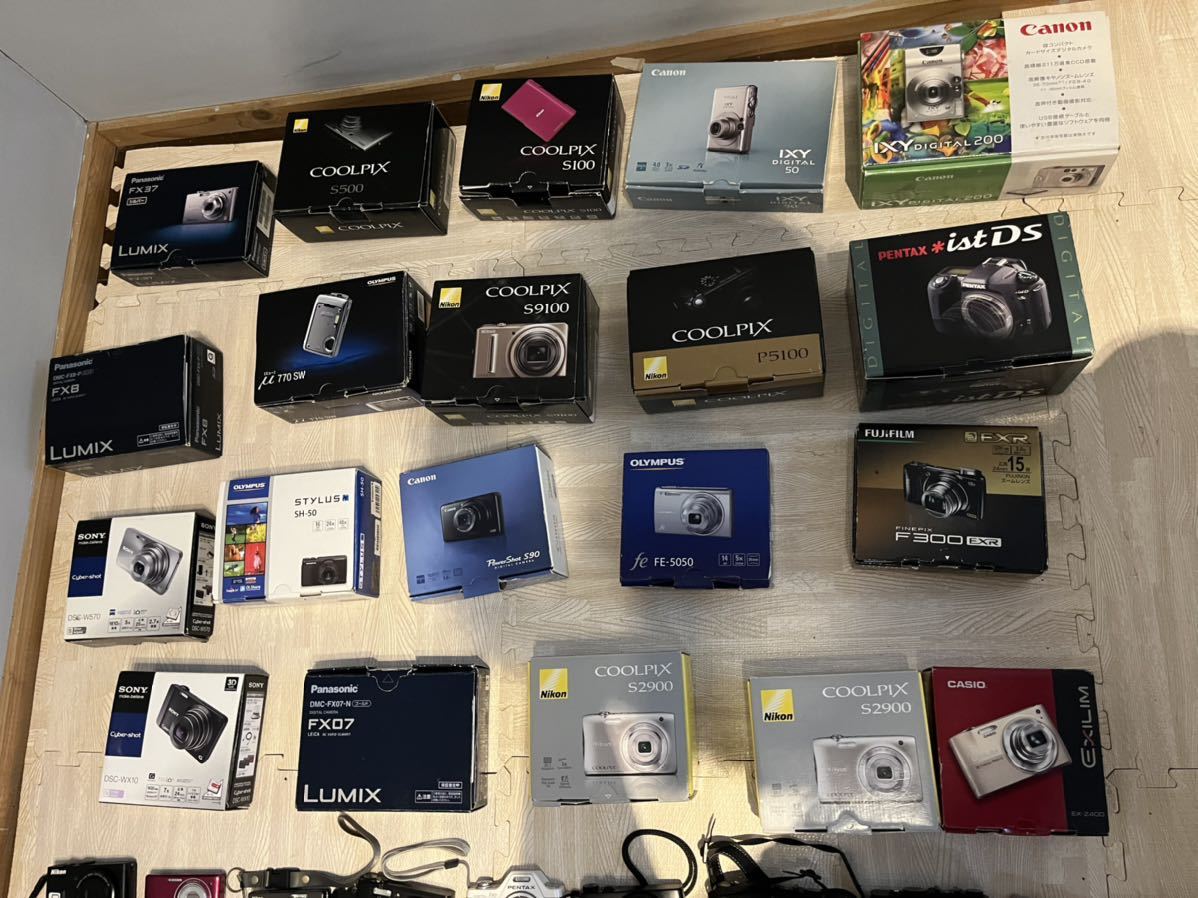 ★1スタ売り切り　送込 デジカメ 大量 まとめ セット 検/Canon SONY Nikon Panasonic OLYMPUS FUJIFILM PENTAX MINOLTA CASIO 輸出 転売 Nikon カメラ 大量 P500 0 機種別画像掲示板