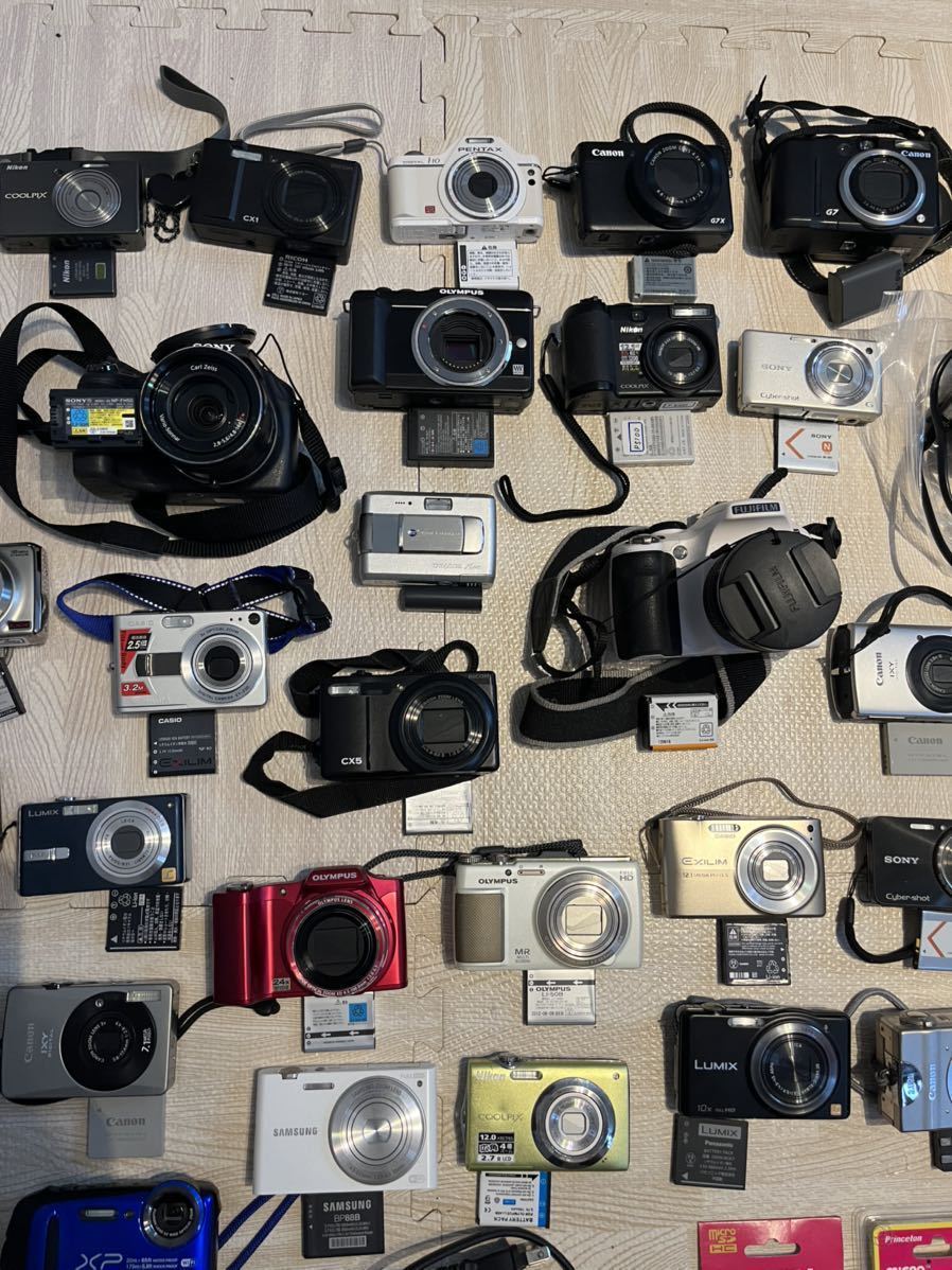 ★1スタ売り切り　送込 デジカメ 大量 まとめ セット 検/Canon SONY Nikon Panasonic OLYMPUS FUJIFILM PENTAX MINOLTA CASIO 輸出 転売 Nikon カメラ 大量 P500 0 機種別画像掲示板