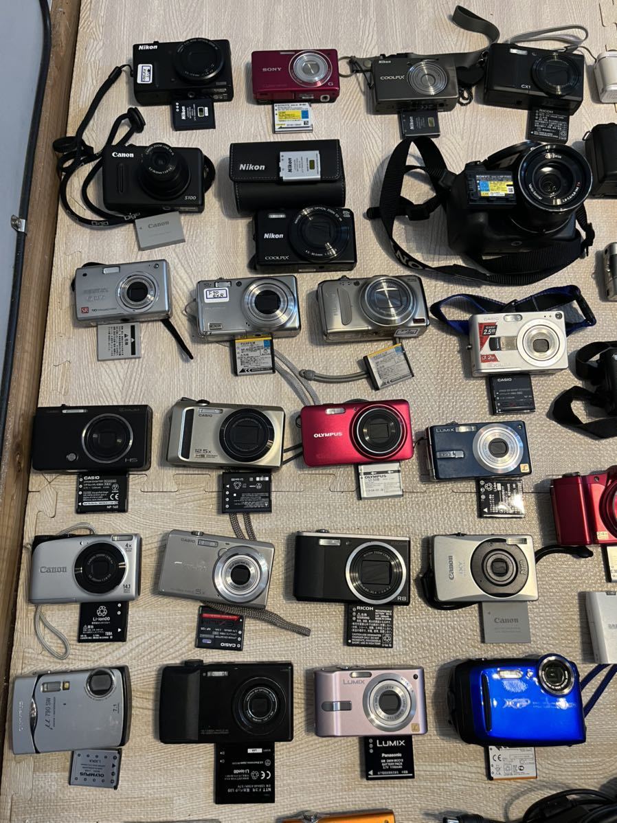 ★1スタ売り切り　送込 デジカメ 大量 まとめ セット 検/Canon SONY Nikon Panasonic OLYMPUS FUJIFILM PENTAX MINOLTA CASIO 輸出 転売 Nikon カメラ 大量 P500 0 機種別画像掲示板