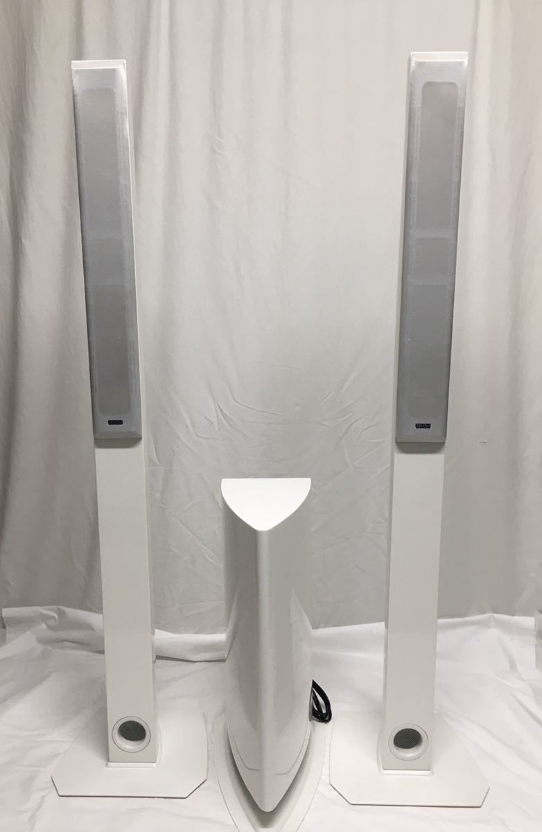 人気 【DENON】 DSW-7L2-W（ホワイト）／SC-T7L2-W （ホワイト）2台1組
