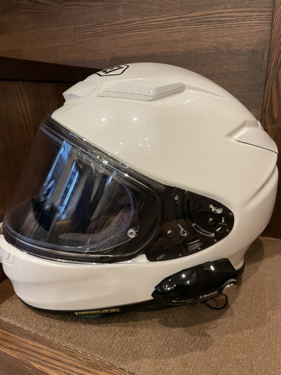 SHOEI Z-8 ルミナスホワイト M ショウエイ フルフェイス B+COM Music