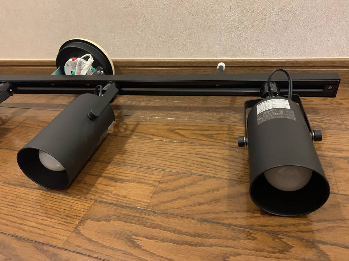 MUJI 無印良品 LED ライティングダクト スポットライト（大） 4灯 MJ