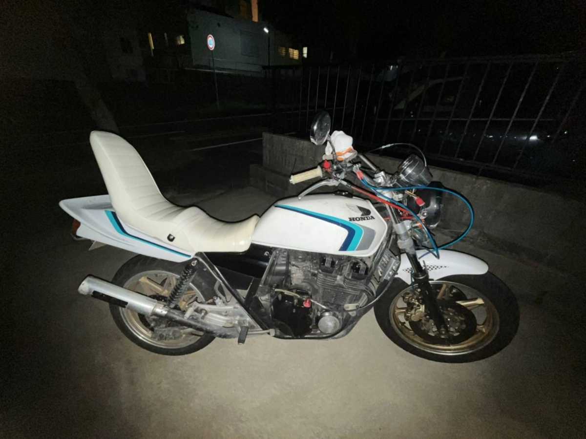 XJR400 CBX仕様です！ セブンスター 暴走族 暴走族 旗棒 XJR400 これ