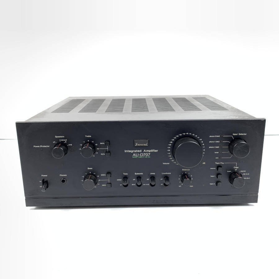 オーディオ機器 SANSUI AU-D707 プリメインアンプ ブラック