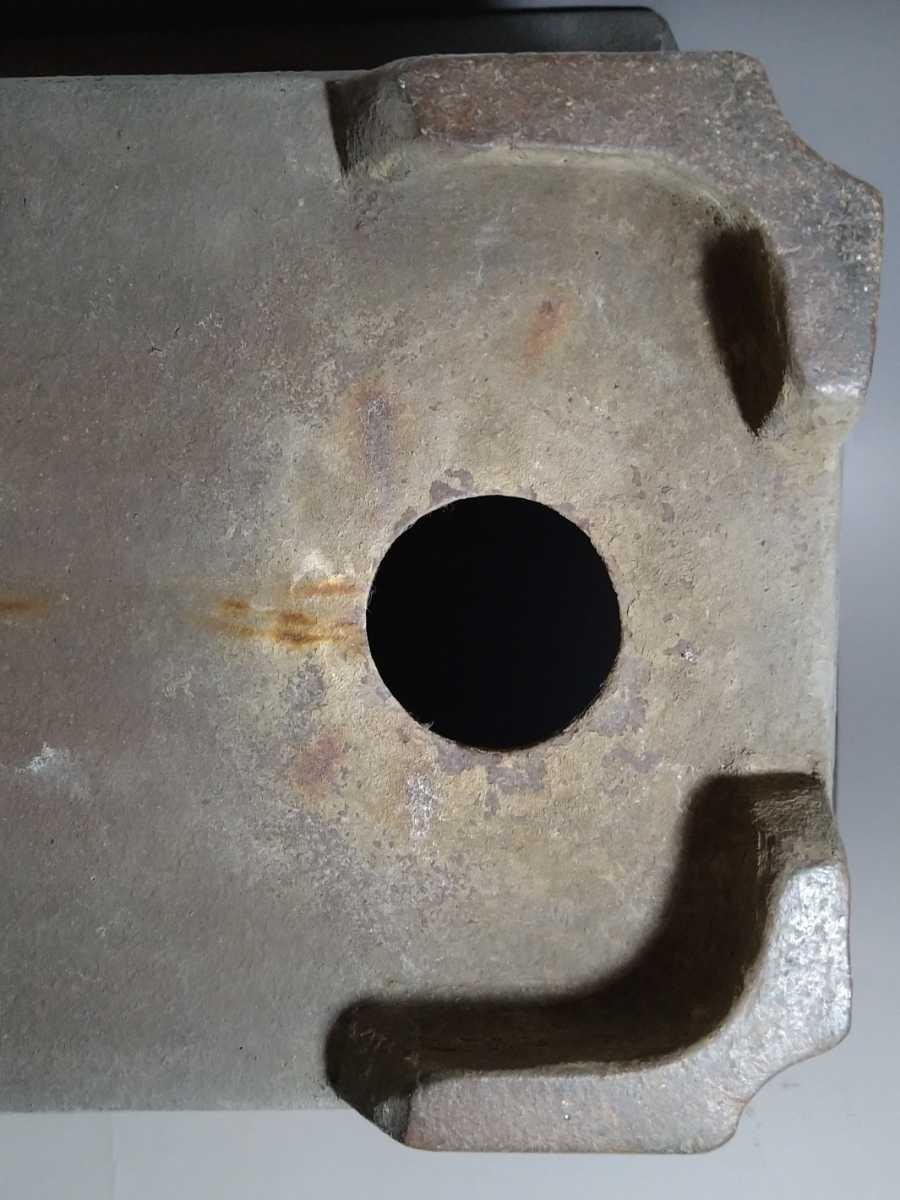 △彩国△時代物 中国 紫泥 朱泥 盆栽鉢 植木鉢 支那鉢 高20㎝横48㎝縦