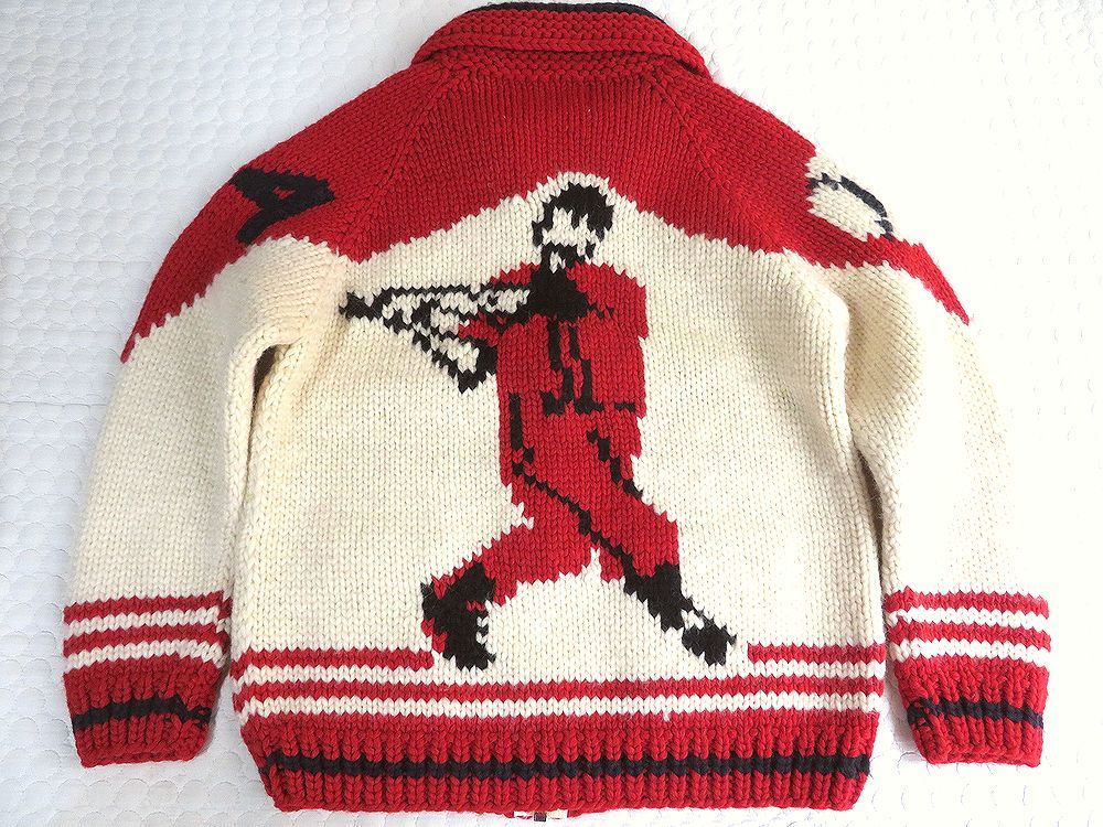 CANADIAN SWEATER カナディアン セーター カナダ製 カウチン 野球 