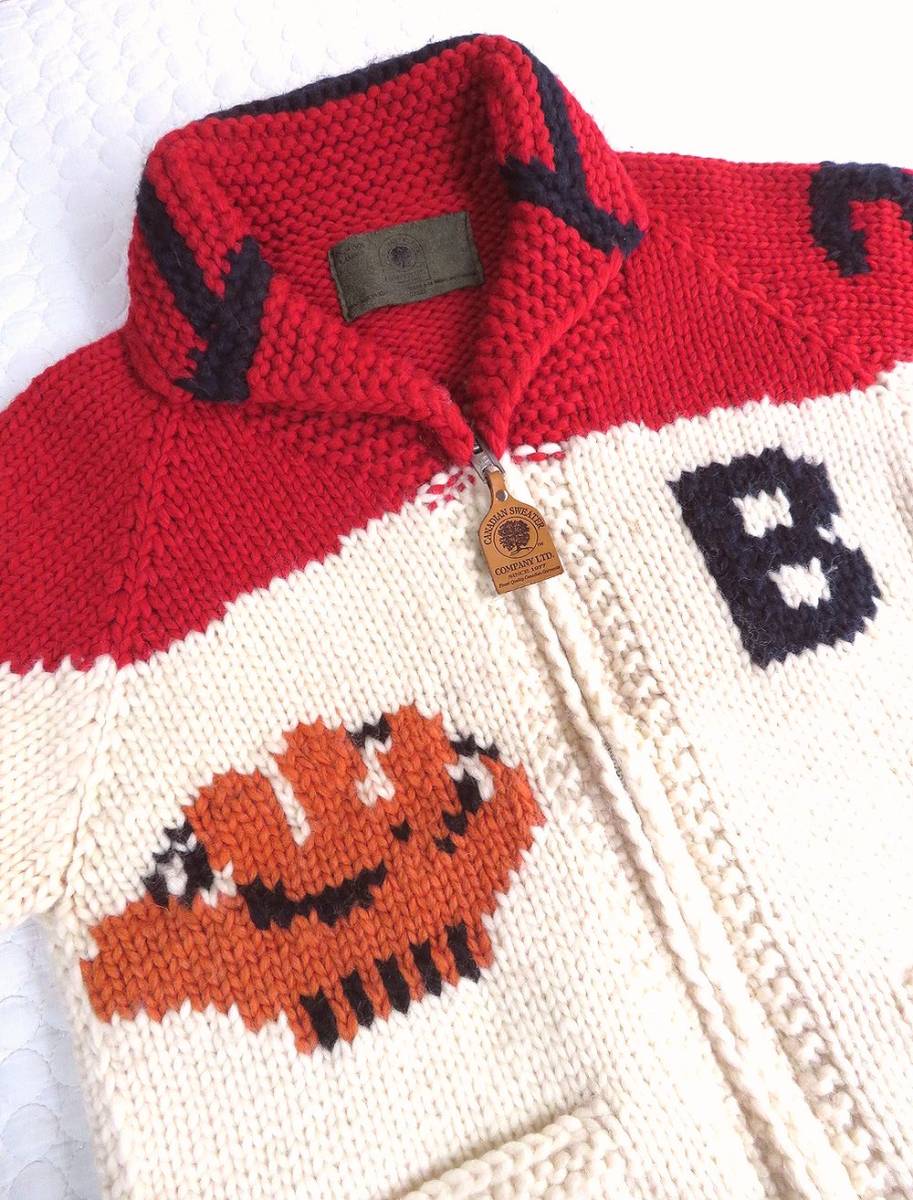 CANADIAN SWEATER カナディアン セーター カナダ製 カウチン 野球 