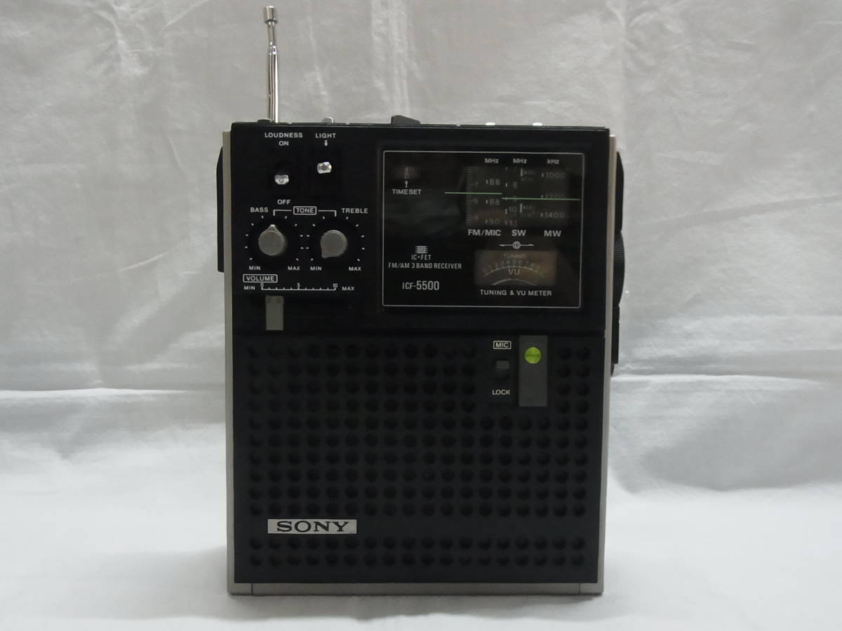 ICF-5500 SONY ソニー 0 - スカイセンサーFM⁄AM⁄SW BAND スカイ