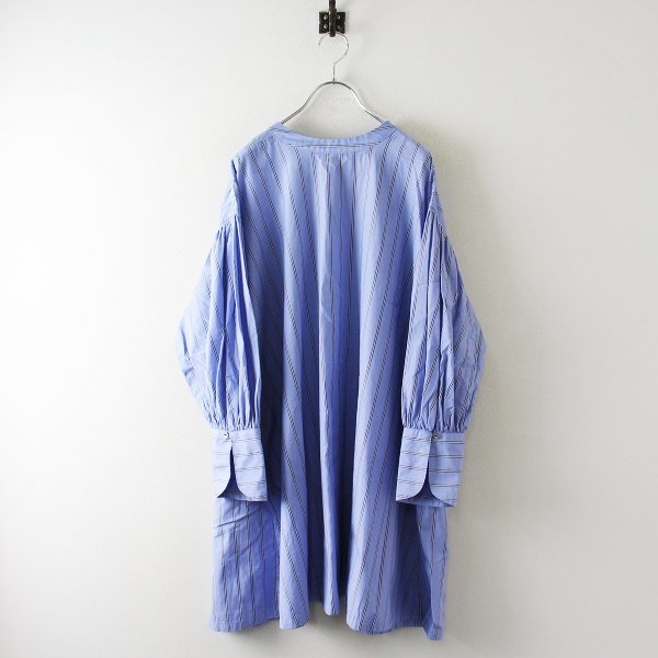 美品 今季 2022AW nest Robe ネストローブ コットン先染めストライプ 