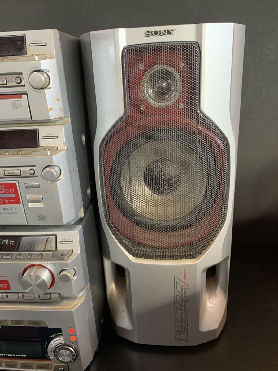 Y-153【SONY CD/MDシステムコンポ DHC-MD777＊HMC-777/STR-MD777/SS