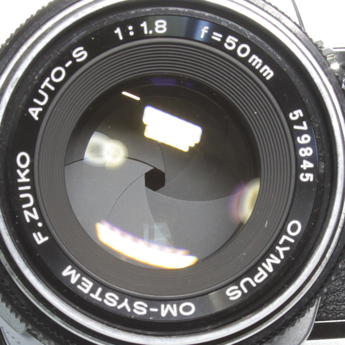 ＜作例あり＞OLYMPUS OM-1 　50mm f1.8　プリズム腐食なし OLYMPUS OM-1 50mm F1.8 105 ☆プリズム腐食なし・露出計稼働☆ 【公式