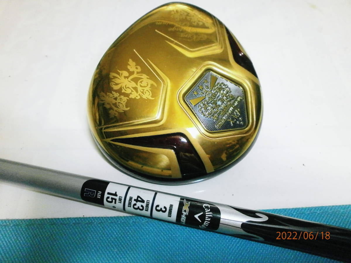 RCロイヤルコレクションXVP ３W15° 高反発チタンヘッドのみシャフト無し
