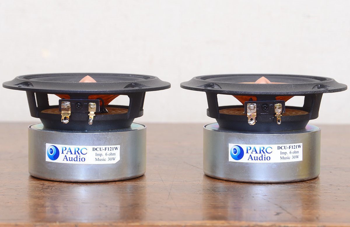 ParcAudio 10cmウッドコーン フルレンジユニット DCU-F121W ペア 10cm