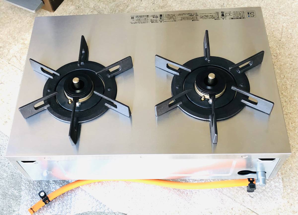 美品 中古 リンナイ ガステーブル バーモ ET21-2STSY-S 21年製 Vamo 