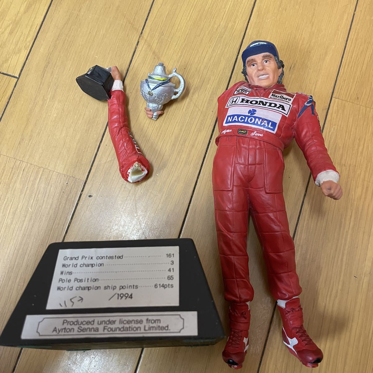 ブラジルGP F1 アイルトン・セナ 初優勝記念 1991年 限定1994個