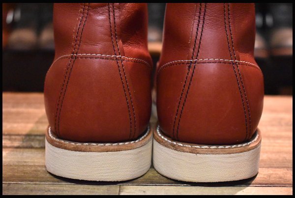 【9.5E 美品 犬タグ復刻 20年】レッドウィング 8875 アイリッシュセッター 赤茶 オロラセット モックトゥ ブーツ redwing HOPESMORE 0 レッドウィング アイリッシュセッター 箱付 良品 レッド