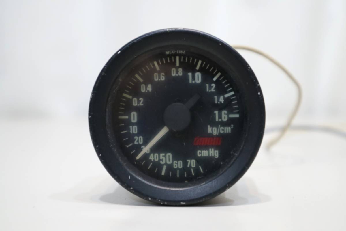 52Φ ブースト計 OMORI □□ 追加 OMT-101917 52Φ オオモリ製 当時物 