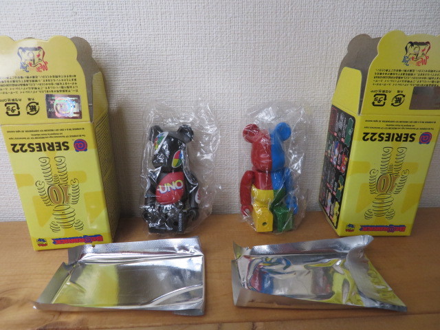 ベアブリック BE@RBRICK PATTERN シリーズ22 UNO 100% : BE＠RBRICK ベアブリック UNO 表裏シークレットセット