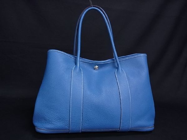 1円 □美品□ HERMES エルメス ガーデンパーティPM ネゴンダ シルバー 
