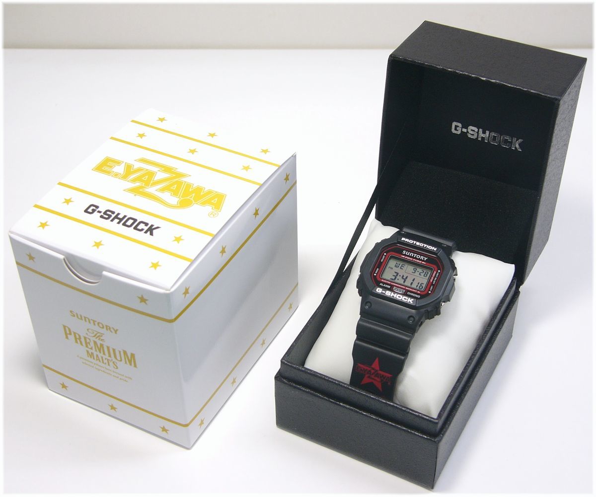 □1円～ 未使用レア□CASIO E.YAZAWA G-SHOCK コラボ限定品 DW-5600VT 