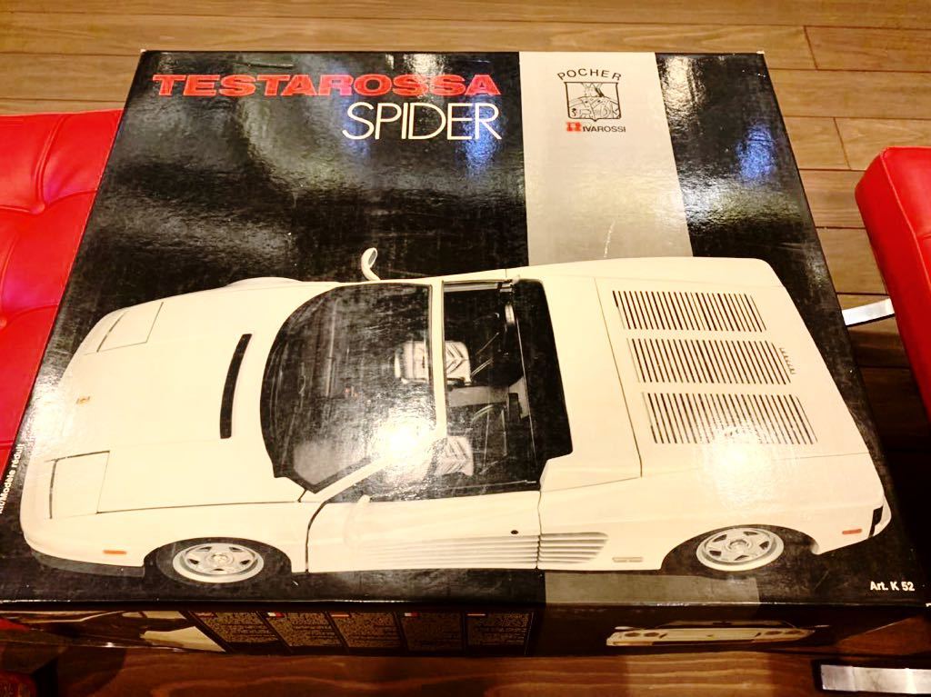 1/8ポケール フェラーリテスタロッサスパイダー新品未組立(フェラーリ 