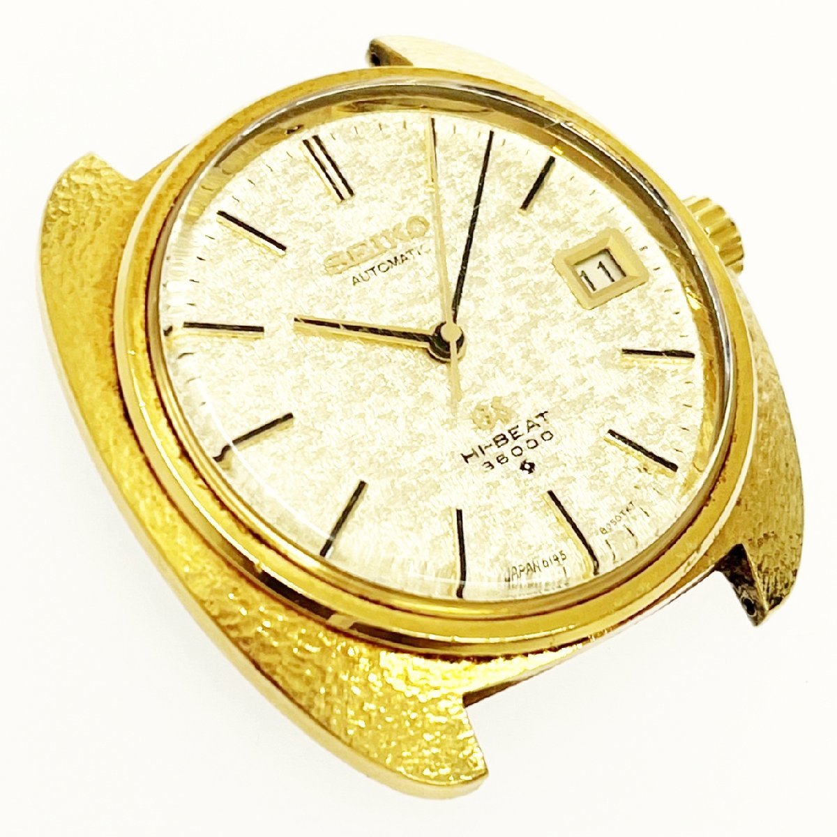 1円スタート 激レア SEIKO セイコー 6145-8030 グランドセイコー 36000 YG 金無垢 総重量58.3g AT メンズ ...