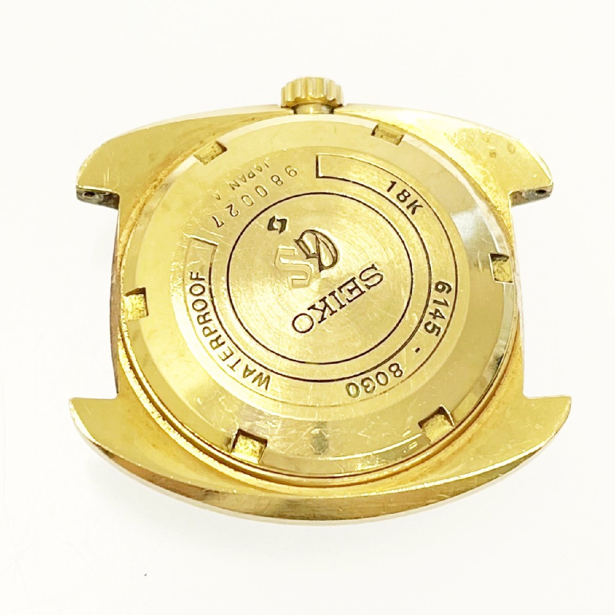 1円スタート 激レア SEIKO セイコー 6145-8030 グランドセイコー 36000 YG 金無垢 総重量58.3g AT メンズ ...