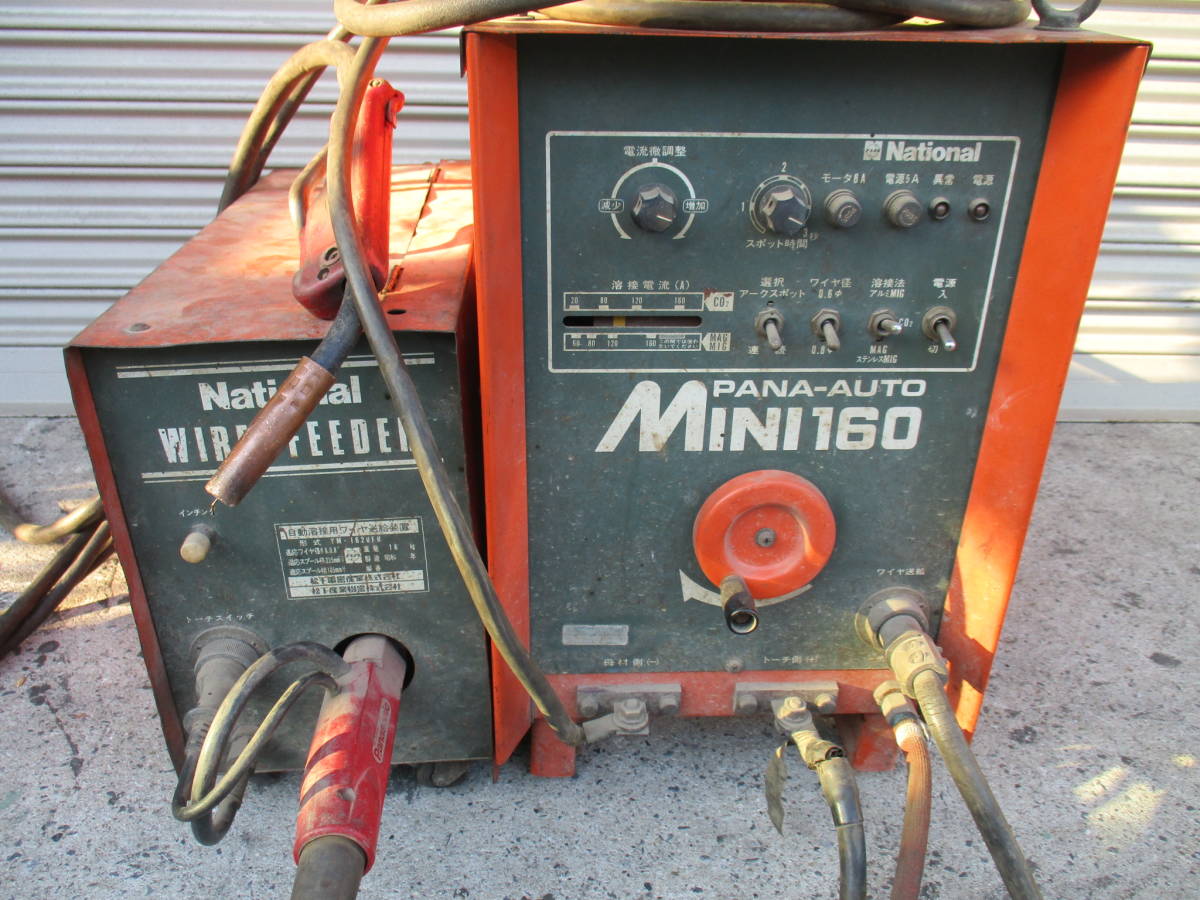 PANA-AUTO 半自動溶接機 YD-160R-2 MINI160 / ワイヤー送給装置☆