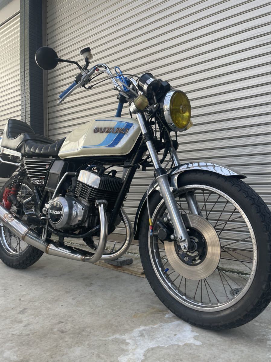 RG250イチパチステンショート管、gt380.gs 400(マフラー本体（社外 