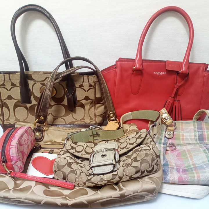 COACH コーチ バッグ 4点 まとめ売り シグネチャー ショルダー 2026年最新Yahoo!オークション -コーチ まとめの中古品・新品・未