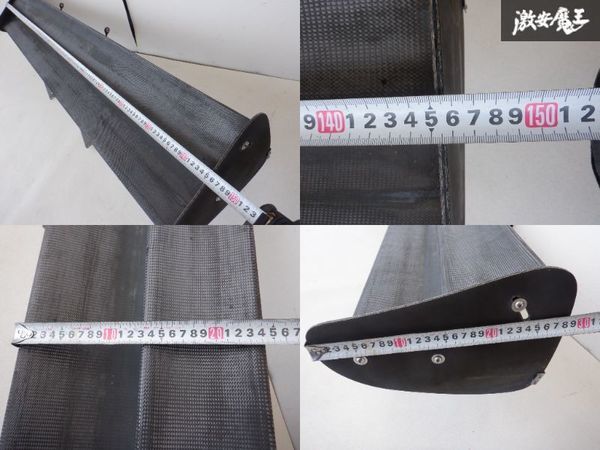 ワンオフ品 日産 BNR32 R32 GT-R GTR RB26DETT カーボン GTウィング リア リヤ スポイラー ウイング エアロ 2枚羽 全長約146cm 2N2