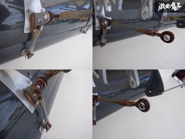 ワンオフ品 日産 BNR32 R32 GT-R GTR RB26DETT カーボン GTウィング リア リヤ スポイラー ウイング エアロ 2枚羽 全長約146cm 2N2