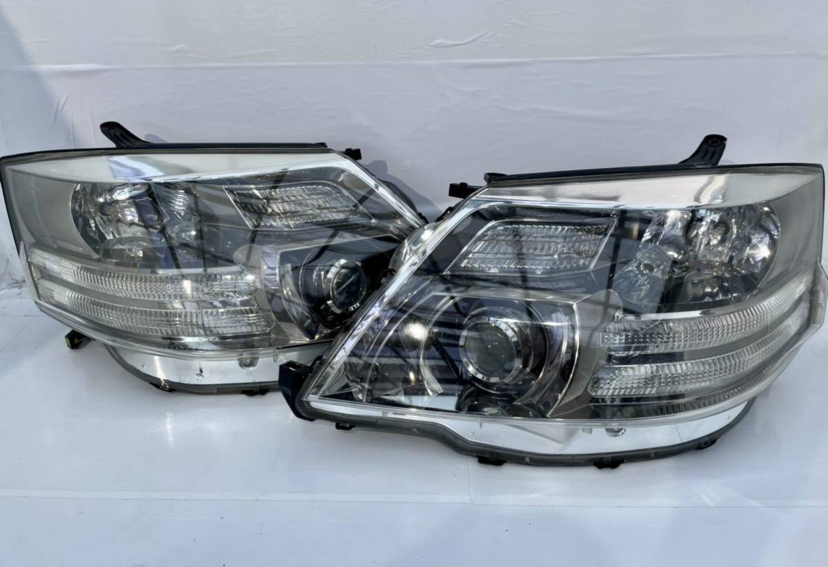 点灯OK ANH10W 後期 アルファード 純正 HID ヘッドライト 左右 AFS付