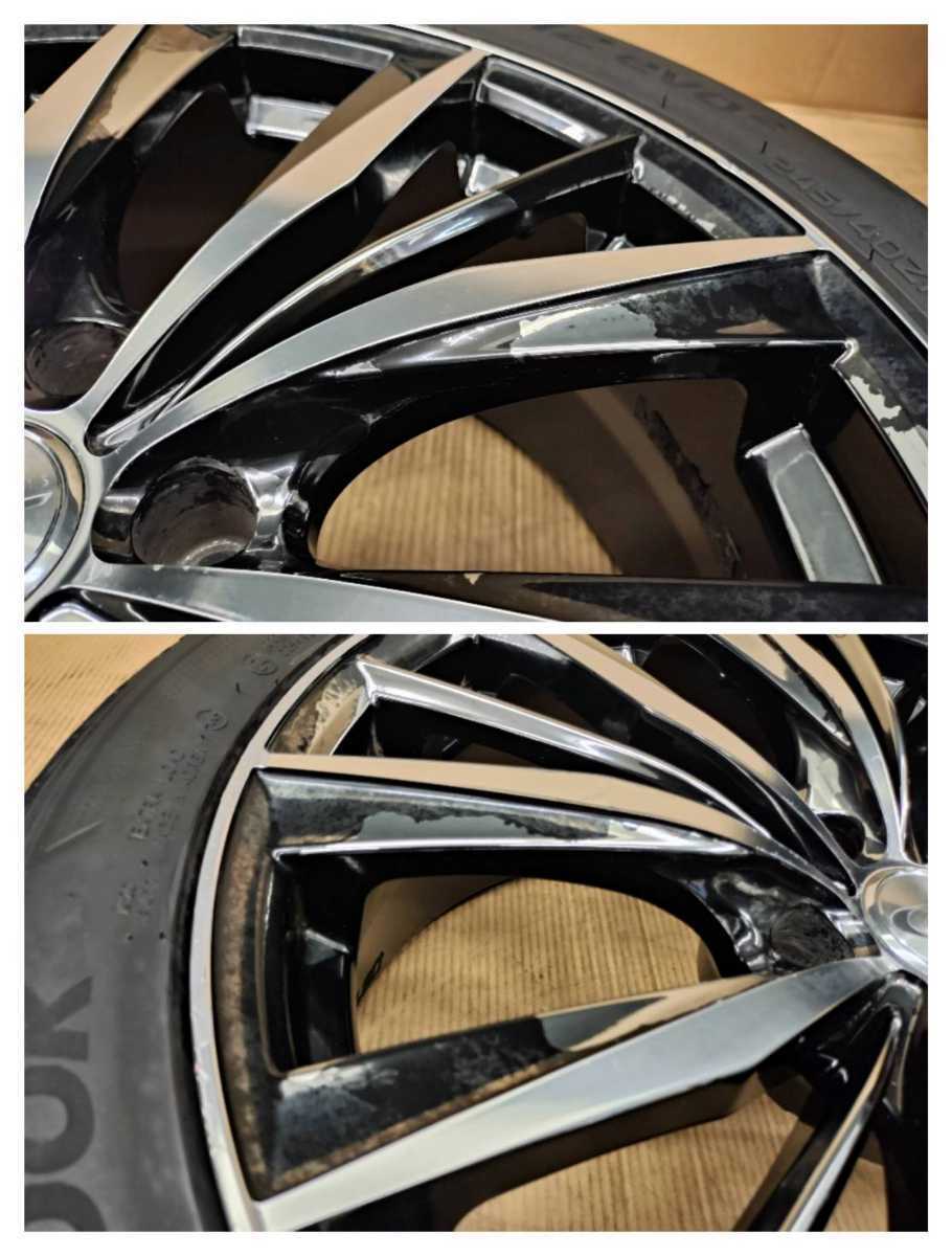 LEONIS VX 19×8J 5H +38 PCD114,3 タイヤ 245/40R19 アルファード