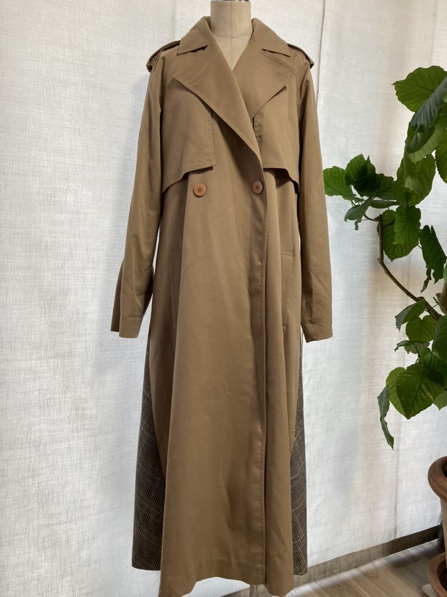 Ameri VINTAGEアメリ★ロングトレンチコート バルーンチェックジャケット Ameri アメリヴィンテージ vintage ジャケット・アウター MINIMAL VINTAGE（ロングコート）のフリマアイテム一覧