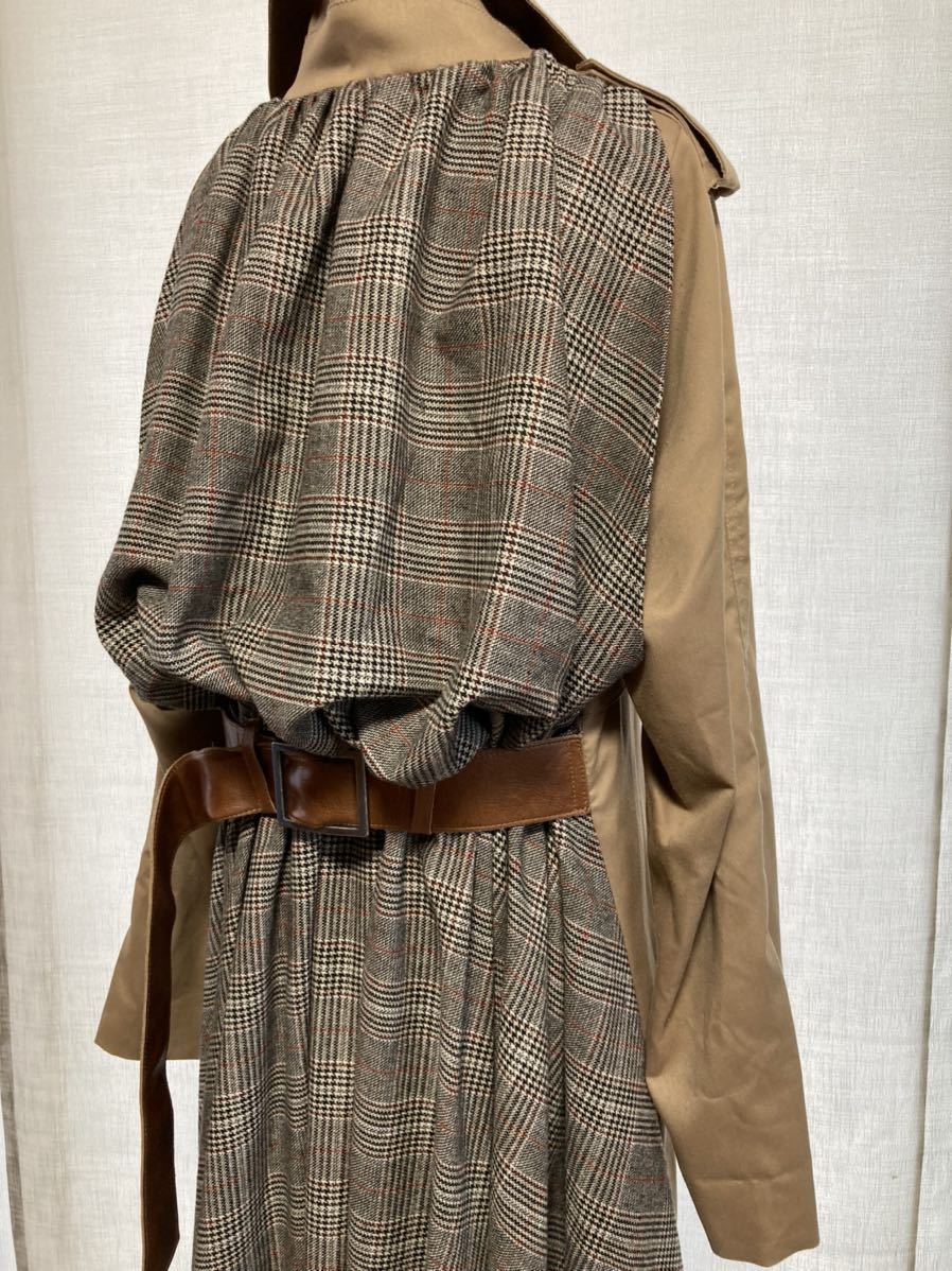 Ameri VINTAGEアメリ★ロングトレンチコート バルーンチェックジャケット Ameri アメリヴィンテージ vintage ジャケット・アウター MINIMAL VINTAGE（ロングコート）のフリマアイテム一覧