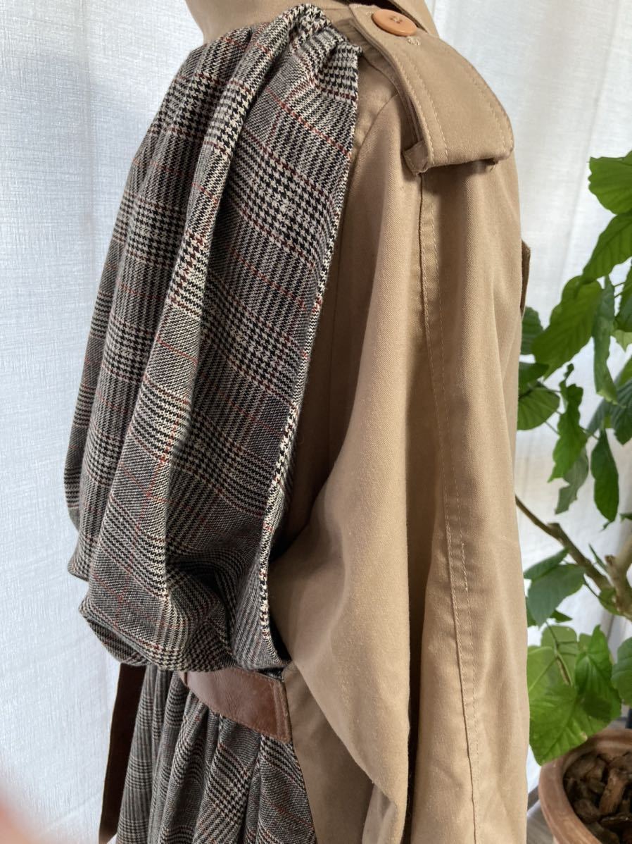Ameri VINTAGEアメリ★ロングトレンチコート バルーンチェックジャケット Ameri アメリヴィンテージ vintage ジャケット・アウター MINIMAL VINTAGE（ロングコート）のフリマアイテム一覧