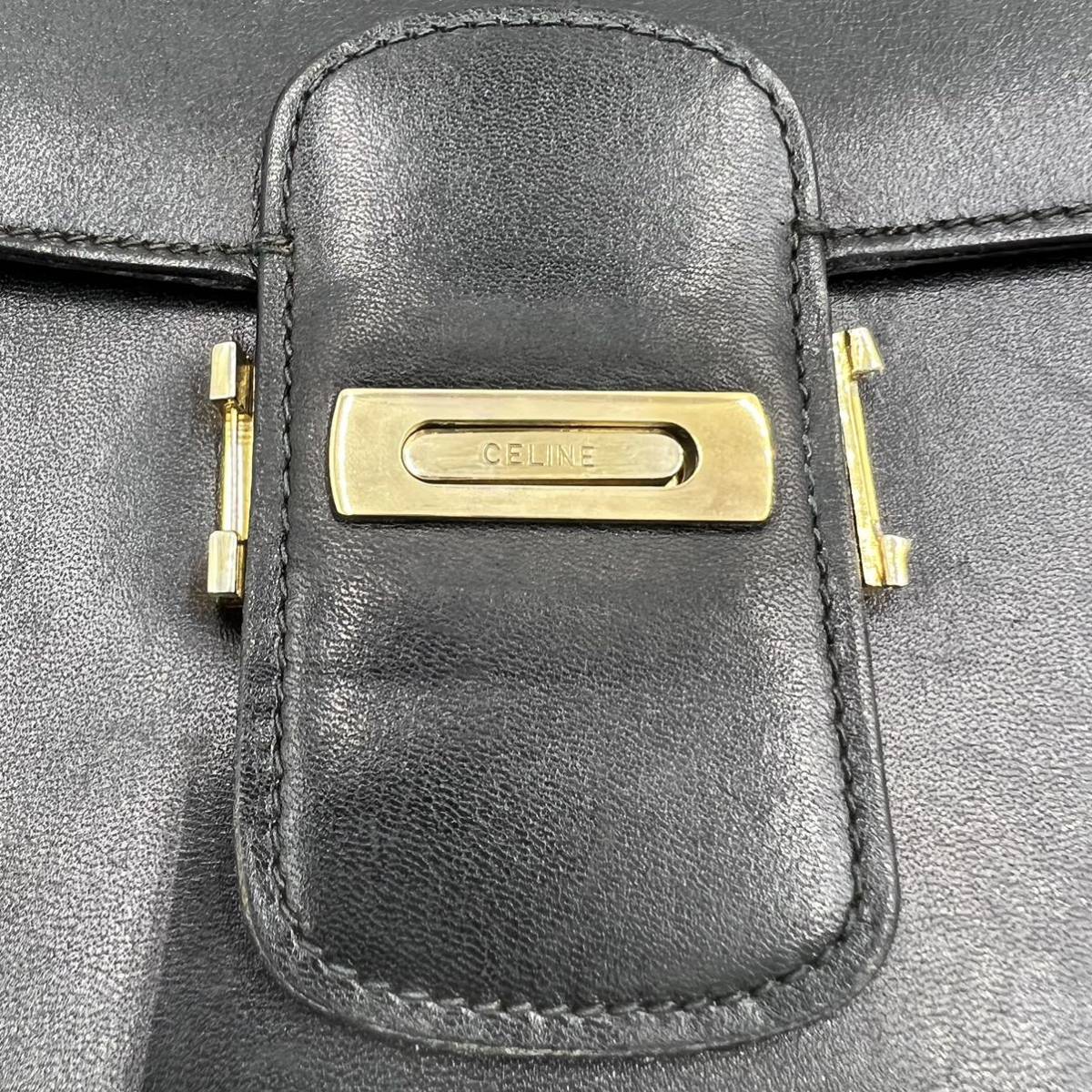 1円 【美品】 CELINE セリーヌ ショルダーバッグバッグ ボックス型 