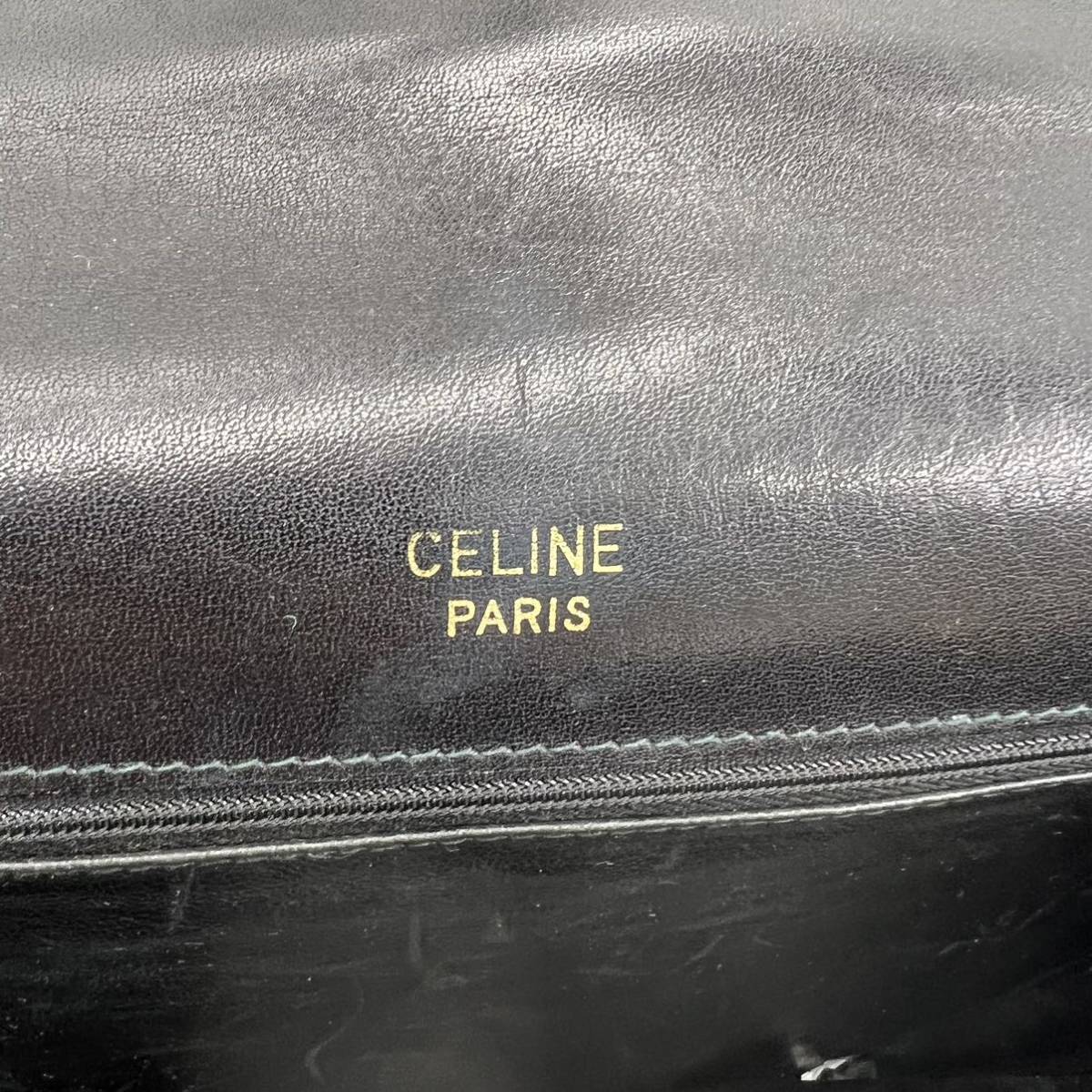 1円 【美品】 CELINE セリーヌ ショルダーバッグバッグ ボックス型 
