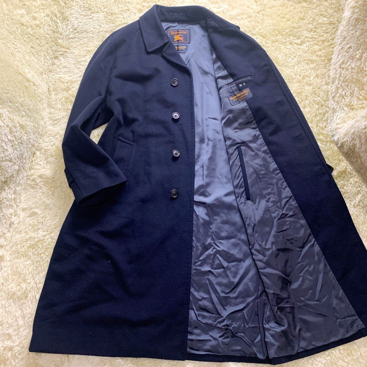 カシミヤ100% バーバリー『最高峰の頂き』BURBERRY ステンカラーコート