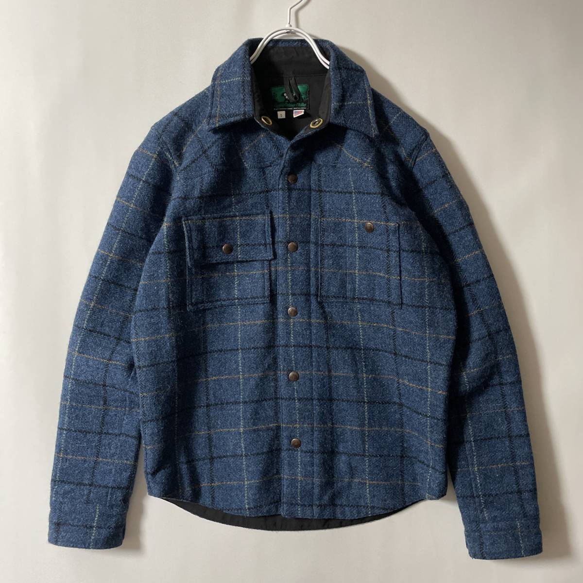 美品】BLACK BEAR BRAND -Harris Tweed- size S 米国製 kb ブラック 