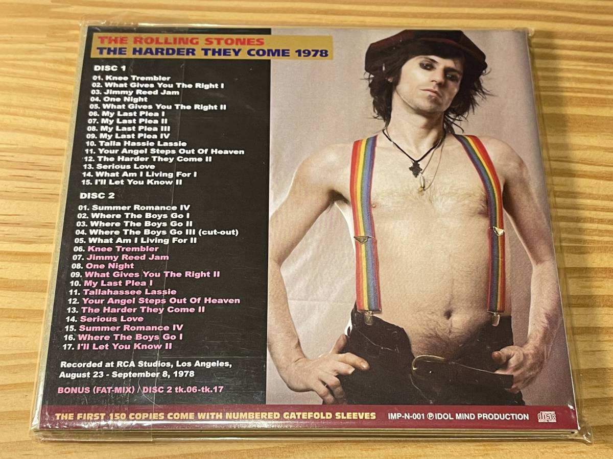 【高品質，本物保証】 The Rolling Stones / The Harder They Come 1978 IMP-N-001 2CD / 限定150 / /(Rolling Stones)｜売買されたオークション情報、yahooの商品情報をアーカイブ公開 - オークファン R