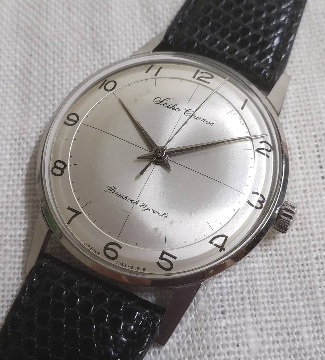 100%新品，大得価 セイコー クロノス オール数字文字盤 SEIKO CRONOS 21石(セイコー)｜売買されたオークション情報、yahooの商品情報をアーカイブ公開 - オークファン その他