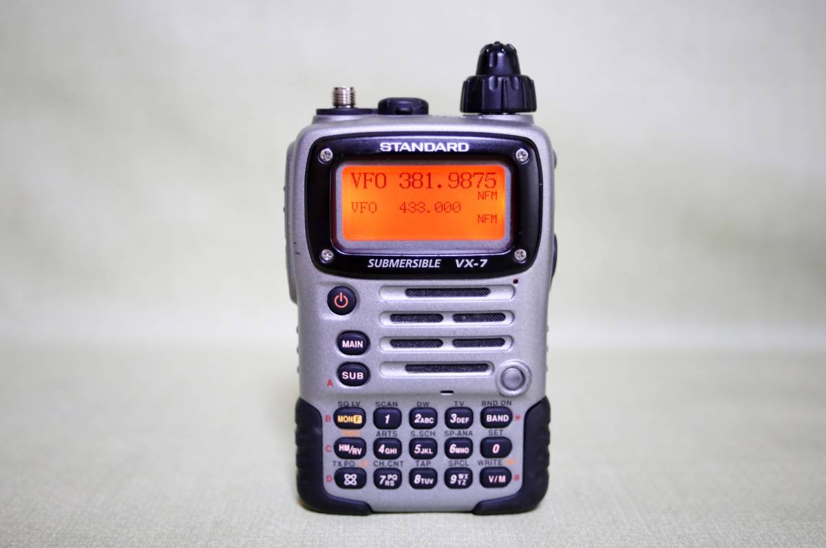 スタンダード VX-7 50/144/430MHz トリプルバンド 5W 受信改造済み