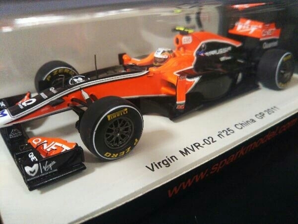 Spark model マルシャ・ヴァージン MVR-02 2011 中国GP #25 1:43