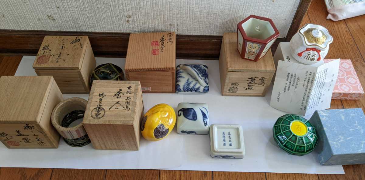 高品質，新品 香合 茶道具 蓋置 萬古焼 織部焼 五良大甫呉祥瑞造 まとめて ①(その他)｜売買されたオークション情報、yahooの商品情報をアーカイブ公開 - オークファン 陶磁一般