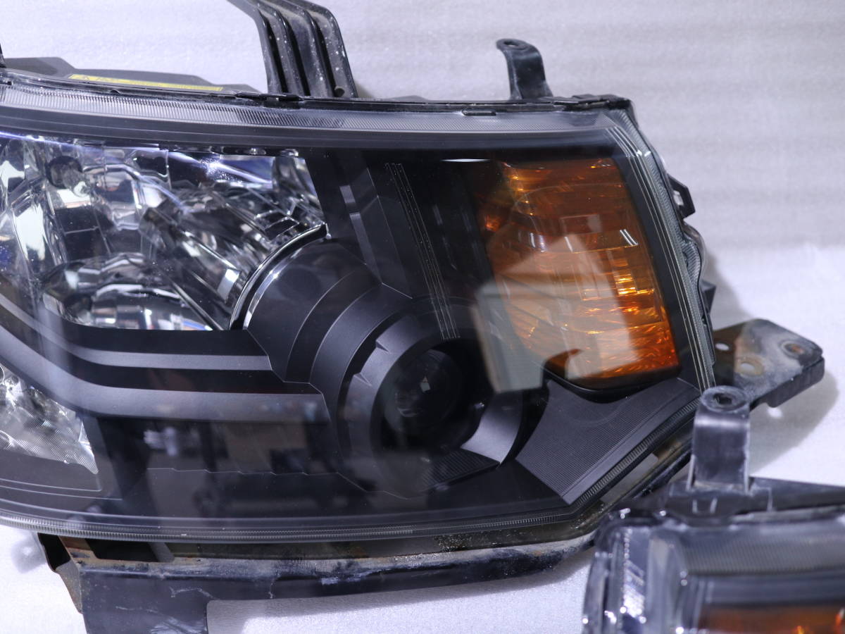 三菱 純正 加工 デリカ D5 CV1W CV5W HID ヘッドライト 左右 セット