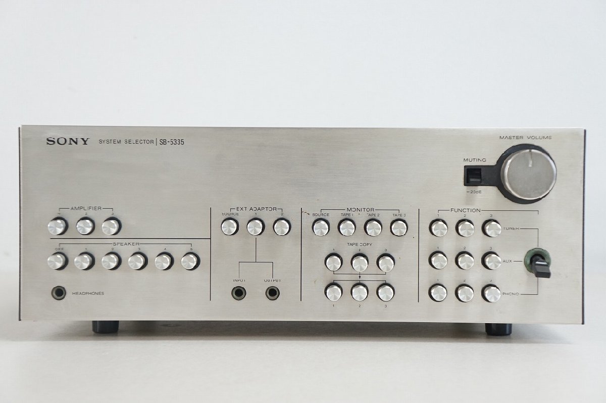 [NZ] [B000512] SONY ソニー SB-5335 SYSTEM SELECTOR システム セレクター SB-5335 SONY Sony Used Yahoo!オークション Hi-Fi